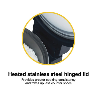 Hamilton Beach Commercial 240V/2500W 90 Cup Rice / Oatmeal Cooker / Warmer (requires special electrical outlet)