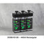 SOLera Liquid Dispenser Bracket color Black with 3-Chambers 440mL Rectangular Bottle & Pump with Gingko Labels 1/Pack