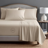 TC-200 FLAT SHEETS Percale Fabric Bone KING size Hospitality Beds Packing 24's/ case Thomaston Mills