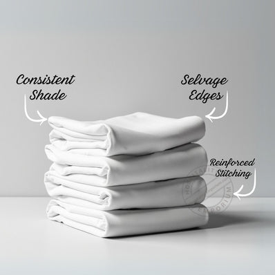 TC-130 FLAT SHEETS fabric heavyweight muslin 3.4oz/ yard crafted White size TWIN 66"x104" for Healthcare  Thomaston Mills