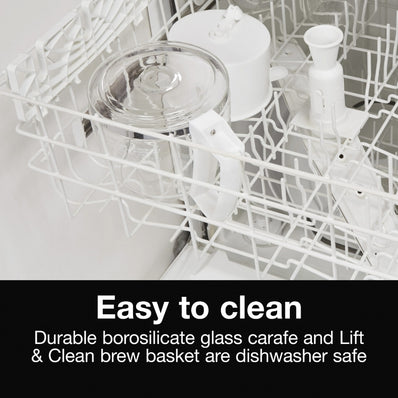 Proctor Silex  Coffee Maker 12 Cup w/ Auto Pause & Pour, Smart Plug Compatible, White