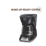 Hamilton Beach Coffee Maker 12 Cup Programmable w/ ASO, Black