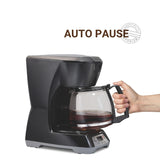 Hamilton Beach Coffee Maker 12 Cup Programmable w/ ASO, Black