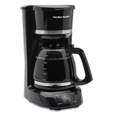 Hamilton Beach 12 Cup, Digital, Cupcake, Black & Stainless Accents Black 2 / Pack