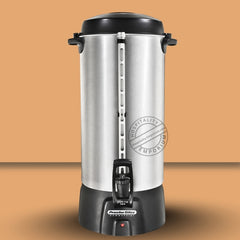 PROCTOR SILEX Commercial, Alum. Urn, 100 cup, one hand dispensing, coffee level indicator