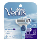 GILLETTE Venus 4 Cartriges 3Original +1Swirl