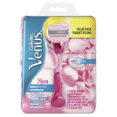 GILLETTE Venus Spa 1rzr+5carts