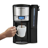 HB 12 Cup Dispensing Coffee Maker Black 2 / Pack