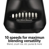 HB 10 Speed Smoothie Blender, Black 2 / Pack