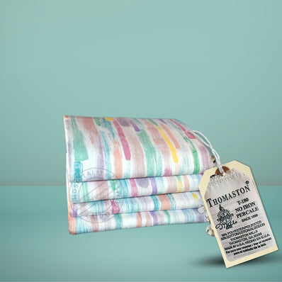 TC-180 FLAT Sheets Economy fabric with  Impression Print size TWIN 66"x104" for Healthcare Beds Thomaston Mills