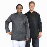 Premium Colored Chef Coat Poly/Cotton Twill Short Sleeve with Sleeve Pocket w/Matching Plastic Button Closure Available sizes XS-XL  (Sold as 6's/ Pack)