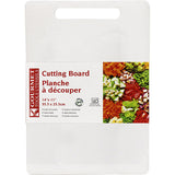 GOURMET Plastic Cutting Board Kitchenware Size 14x11 inch color White 12/Pack