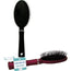 BEAUTY ESSENTIAL Hair Brush Oval Tipped Color Black/Red Haircare Packing 12/Box