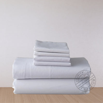 TC-180 FITTED SHEETS percale fabric White size TWIN Beds Hospitality  Thomaston Mills