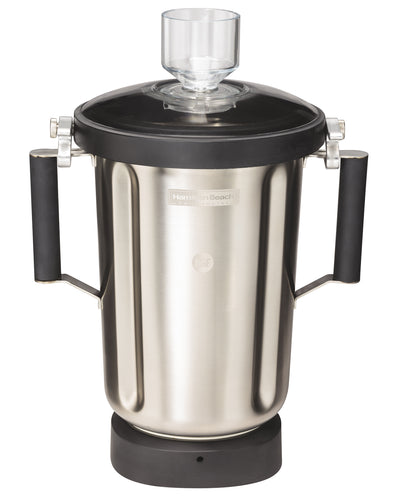 HAMILTON BEACH Container, 1 Gallon, Stainless Steel Container w/ Lid Interlock (for HBF1100, HBF1100SR, HBF900SR, HBF1100S, HBF900S)
