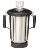 HAMILTON BEACH Container, 1 Gallon, Stainless Steel Container w/ Lid Interlock (for HBF1100, HBF1100SR, HBF900SR, HBF1100S, HBF900S)