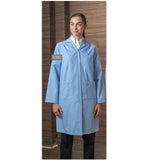 Womenâ€™s Lab Coats Fabric twill 5.5oz Poplin 65/35 Poly/Cotton design Snap/ Button Closures 3 or 2 Pockets Color WHITE Available sizes XS-XL (Sold as 6's/ Pack)