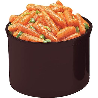 Crock with Lid Reddish Brown 1.5 qt each