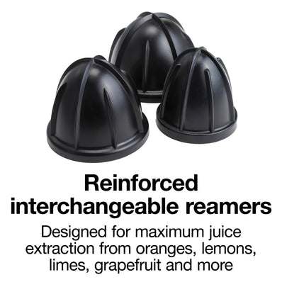 PROCTOR SILEX Commercial Electric Citrus Juicer, 3 Reinforced Reamer Sizes