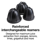 PROCTOR SILEX Commercial Electric Citrus Juicer, 3 Reinforced Reamer Sizes