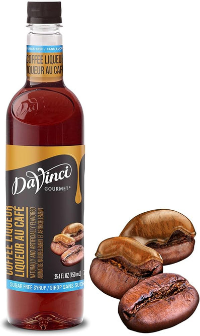 DaVinci Gourmet Classic Coffee Liqueur Sugar Free Syrup PET 750 ml