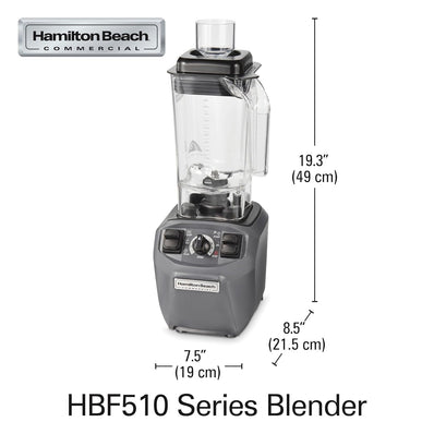 HAMILTON BEACH Expeditor™ 510 Culinary Blender (230V), 2.4 Peak HP,  48oz  BPA Free Copolyester Container