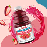 Concentrado de batido de fresa clásico Dr. Smoothie, 46 oz, paquete de 6