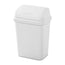 STERILITE Wastebasket Swing Top 29L Plasticware Color White Packaging 6/Box