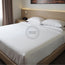 SÁBANAS PLANAS TC-180 Tejido de percal de fabricación estadounidense BLANCO para camas de hospitalidad Embalaje 24/caja Thomaston Mills