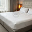 SÁBANAS AJUSTABLES TC-180 Tejido de percal de fabricación estadounidense BLANCO para camas de hospitalidad Embalaje 24/caja Thomaston Mills