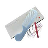 Hair Comb + Vanity Kit (Bamboo Ear Buds + Cotton Pads + Nail File) Guest Bathroom Amenity Premium individual Box packing 200's/ Box