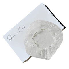 Shower Hair Cap clear Guest Bathroom Amenity in Premium individual Box