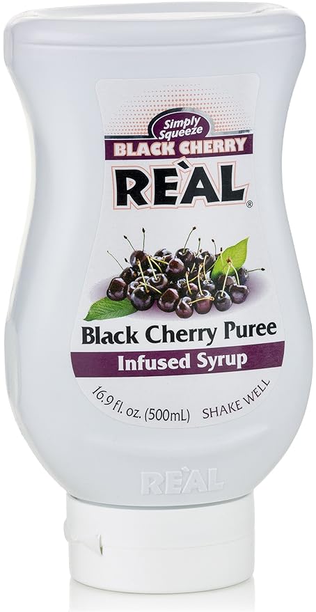 Real Infused Black Cherry Syrup 16.9 oz