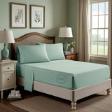TC-180 FLAT SHEETS percale fabric color Seafoam TWIN sizes Hospitality Beds Packing 24's/ case Thomaston Mills