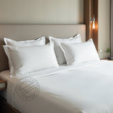 TC-200 American-made percale fabric PILLOWCASES for Elite Plain Beds color WHITE Packing 72's/ case Thomaston Mills