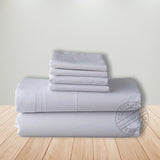 T-250 Premium Percale Cotton-Poly FLAT sheet KING XL 118"x120" Thomaston Mills USA White 3/Pack