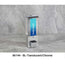 Dispensador de artículos de baño líquidos iQon, 1 cámara, color cromado y translúcido, paquete de 1