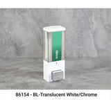iQon Liquid Bath Amenities Dispenser 1-Chamber color White & Transluscent 1/Pack