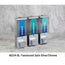 iQon Liquid Bath Amenities Dispenser 3-Chambers color Satin Silver & Transluscent 1/Pack