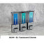 iQon Liquid Bath Amenities Dispenser 3-Chambers color Chrome & Transluscent 1/Pack