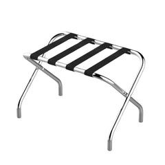 Portaequipajes y portaequipajes (plano) con 4 cinturones Armarios para huéspedes de hotel plegables de metal cromado 1/paquete