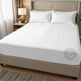 TC-180 FITTED SHEETS Economy "New Era" Import Fabric White QUEEN sizes Hospitality Beds Packing 24's/ case Thomaston Mills