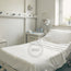 SÁBANAS AJUSTABLES TC-180 Tejido de percal de fabricación estadounidense BLANCO para camas de hospitalidad Embalaje 24/caja Thomaston Mills