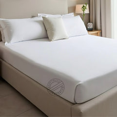 TC-180 FITTED SHEETS Economy "New Era" Import Fabric White KING sizes Hospitality Beds Packing 24's/ case Thomaston Mills