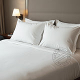 T-250 Premium Percale Cotton-Poly FLAT sheet KING XL 118"x120" Thomaston Mills USA White 3/Pack