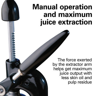 HAMILTON BEACH Manual Citrus Juicer, acid-resistant finish