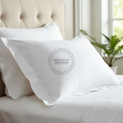 TC-180 PILLOWCASES percale fabric cut size for Std/ Queen/ King Pillows Hospitality Beds  Thomaston Mills made in USA