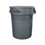 Contenedores de basura comerciales de color gris Globe, 44 galones, color: gris, 1 unidad