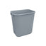 Globe Commercial 26 L Soft Wastebaskets - 26L color:Grey 6/Pack