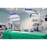 Sábana quirúrgica TC-180 Color económico Verde jade para camas de atención médica Embalaje de 24 unidades/caja Thomaston Mills